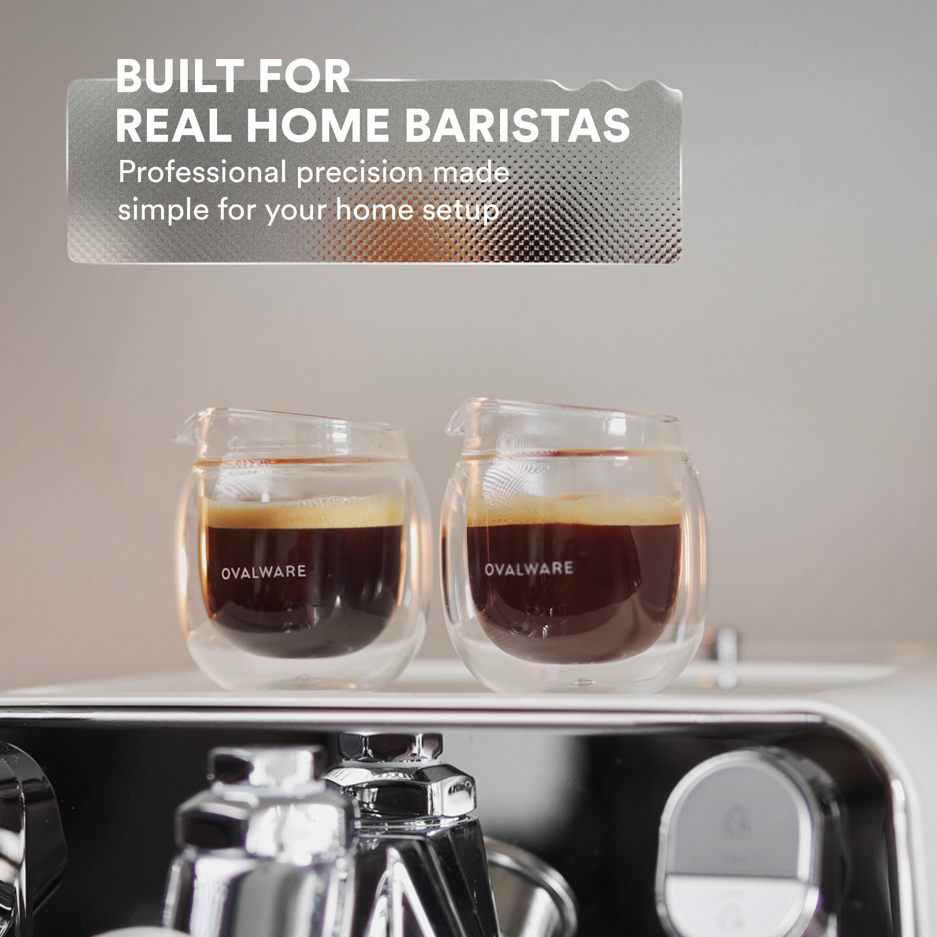 Double Wall Espresso Pouring Glass (Set of 2)