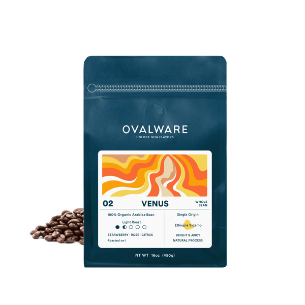 100% pour over coffee beans - Venus by OVALWARE