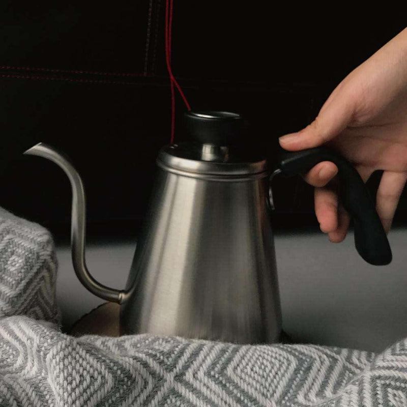 Pour Over Gooseneck Kettle with Built in thermometer and a Stylish gooseneck spout