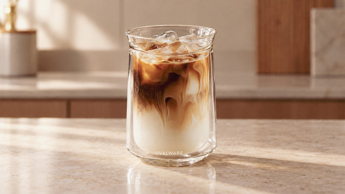 How to Layer an Iced Latte So It Actually Looks Like a Cafe Drink