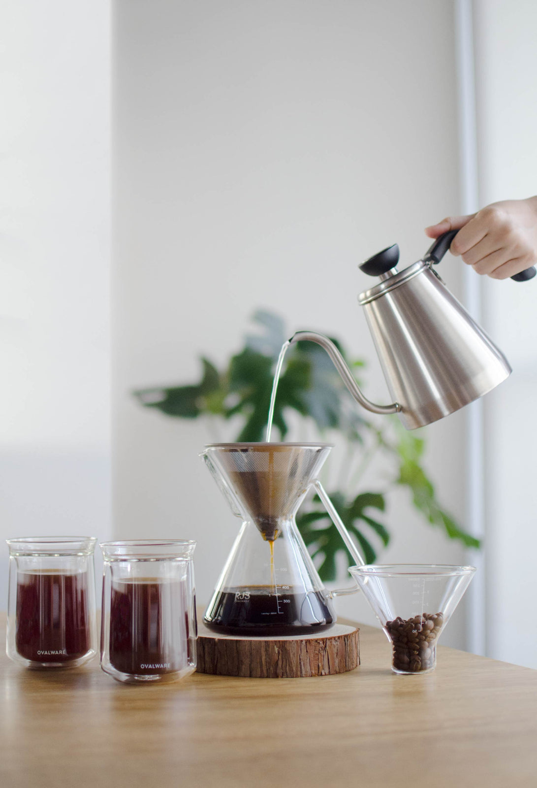 Ovalware Electric Pour Over Kettle – White Horse Coffee Roasters