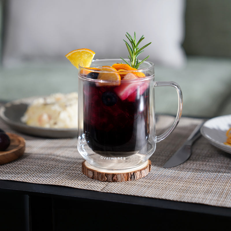 Double Wall Mug - 500ml/17oz (Set of 2)