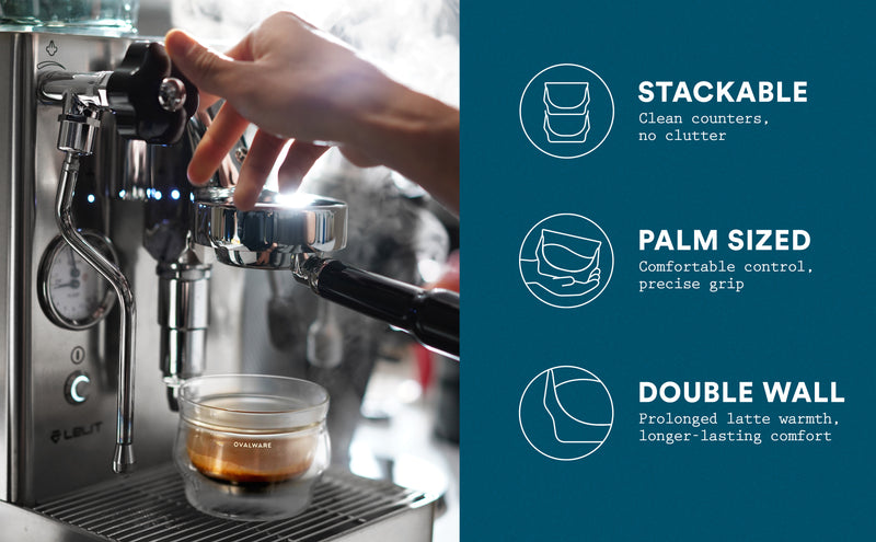 Latte Master Glass - 250ml/8.5oz (Set of 2)