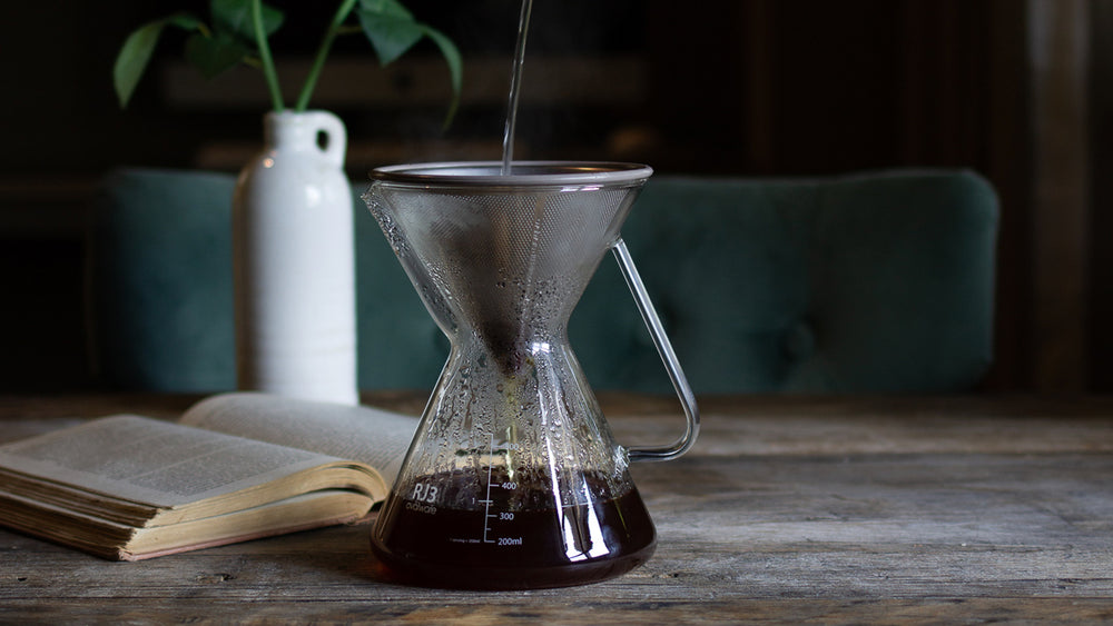Ovalware Pour Over Coffee Maker With Filter For The Perfect Coffee