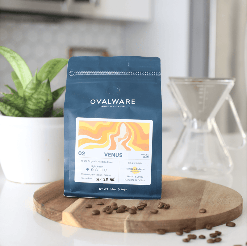 100% pour over coffee beans - Venus by OVALWARE