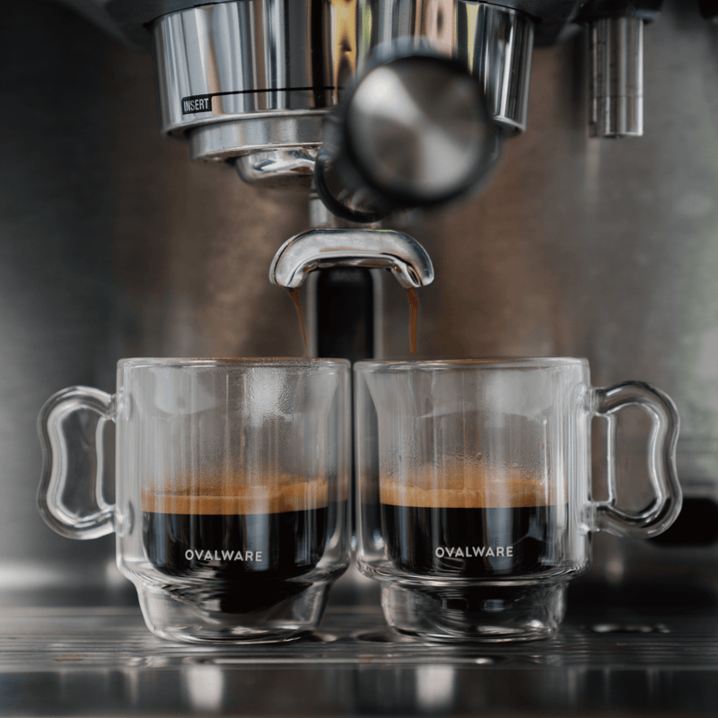 Double Wall Espresso Coffee Cups by OVALWARE