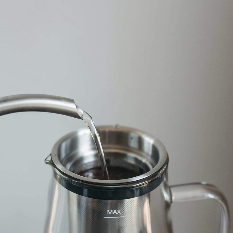 Filling water to the Cold Brew Coffee Maker by OVALWARE