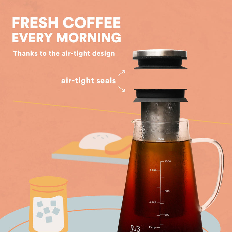 Cold Brew Maker by Ovalware – Fireside Coffee Co.