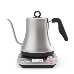 Electric Pour-Over Kettle by OVALWARE in Silver