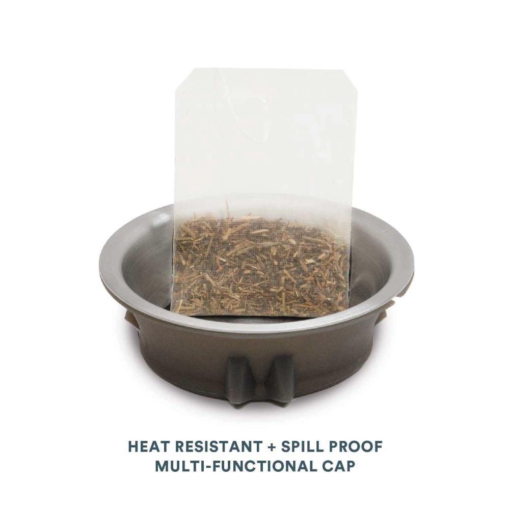 Multifunctional measurement lid is perfect for tea bag stand and measuring coffee beans