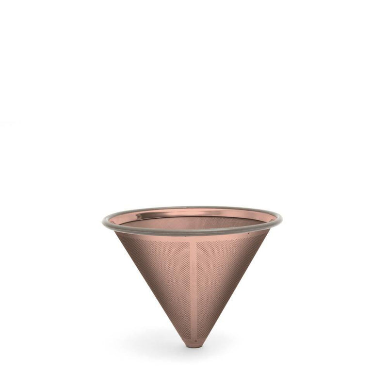 Stainless Steel Coffee Filter | Premium Metal Filters in titanium rose-gold coating